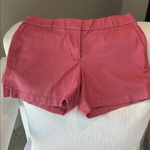 J. Crew Pink Shorts Cotton Blend
